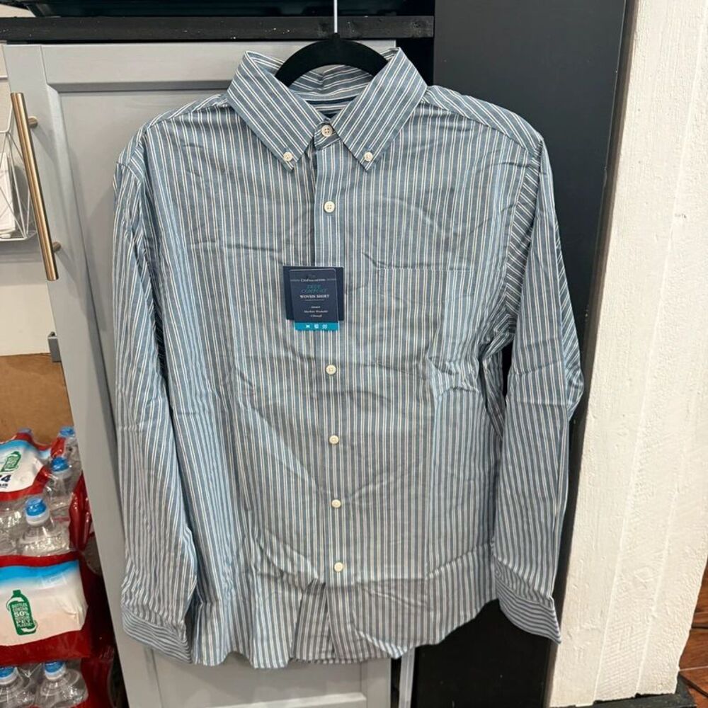 Vintage NWT Croft and Barrow - S - true comfort Striped button up shirt